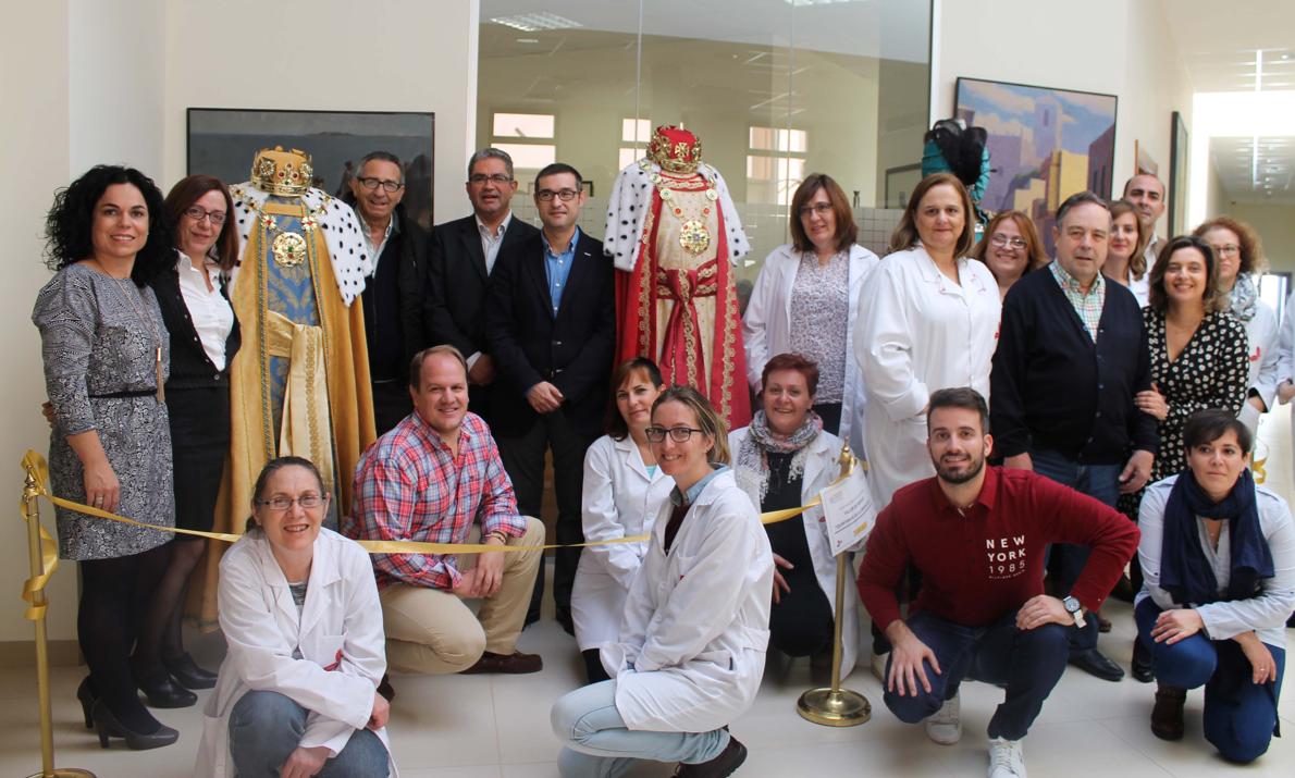 Muñoz y Navalón, con alumnas y profesores