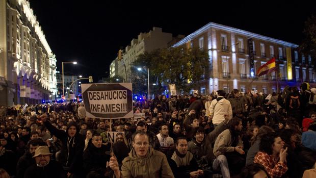 Una protesta alrededor del Congreso, en una imagen de archivo