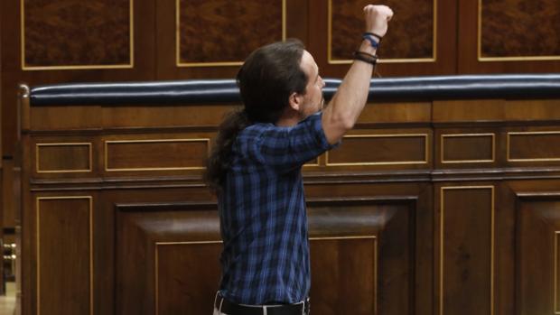 Pablo Iglesias, en el Congreso de los Diputados