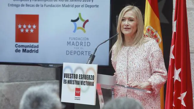 La presidenta de la Comunidad de Madrid, Cristina Cifuentes, en una imagen de archivo