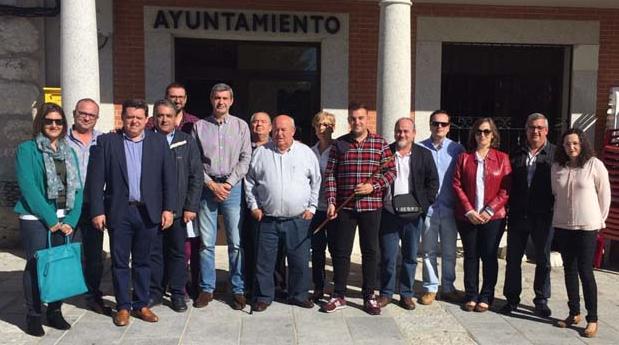 Alejandro Castellano, con el bastón de mando