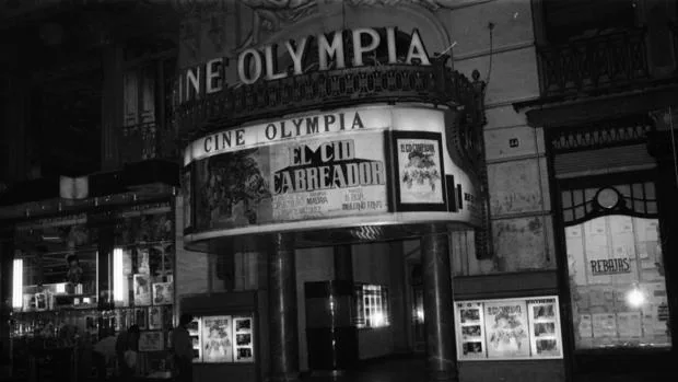 Imatg de la mostra del Teatre Olympia, en la seua etapa de sala de cinema