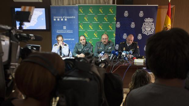 Imagen de una operación conjunta de Policía Nacional, Guardia Civil y Mossos desarrollada en Castellón