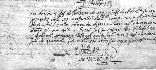 Localizados dos documentos de Juana Gaytán, esposa de Pedro Laínez