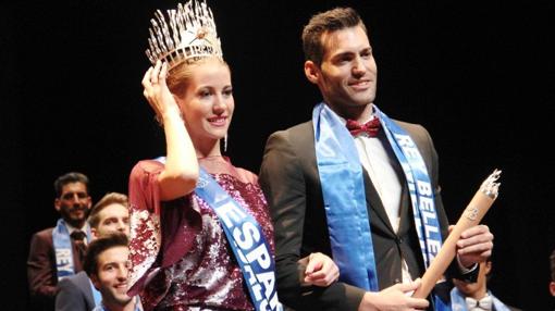 La pareja ganadora del certamen de 2016, Miriam y Emilio José