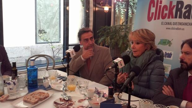 Esperanza Aguirre: «No hay movimientos para desbancar a Carmena»