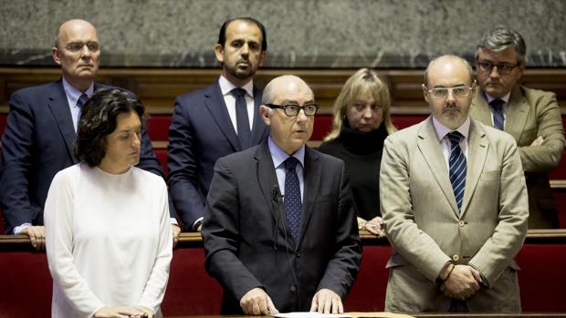 Imagen del pleno extraordinario del Ayuntamiento de Valencia celebrado ayer