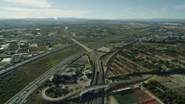 Imagen del trazado al paso por Valencia