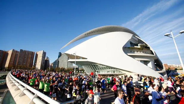 Imagen de la última edición del Maratón de Valencia