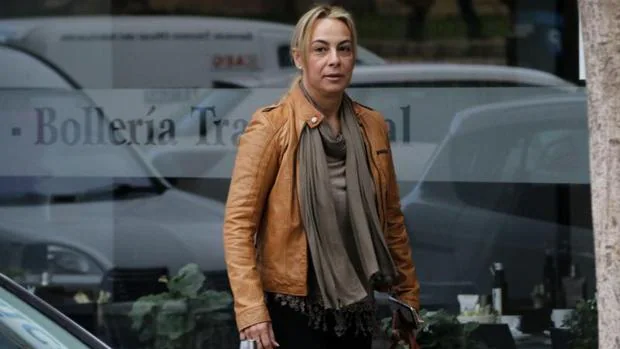 Sonia Castedo, a la salida de los juzgados en Alicante