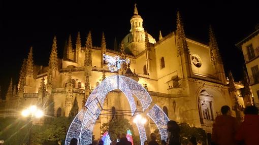 Nacimiento junto a la Catedral de Segovia