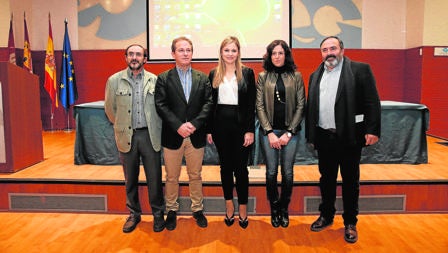 La consejera de Fomento durante su participación en unas jornadas sobre el uso del agua