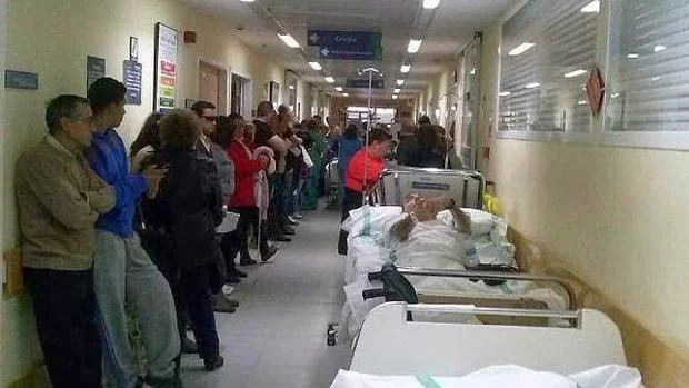 Imagen de los pasillos del hospital