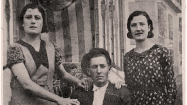 Las hermanas Malón Pueyo, en una fotografía familiar