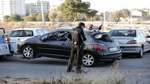 Imagen del coche en el que viajaba la víctima