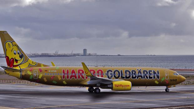 Un avión con turistas de regreso a Alemania desde Lanzarote