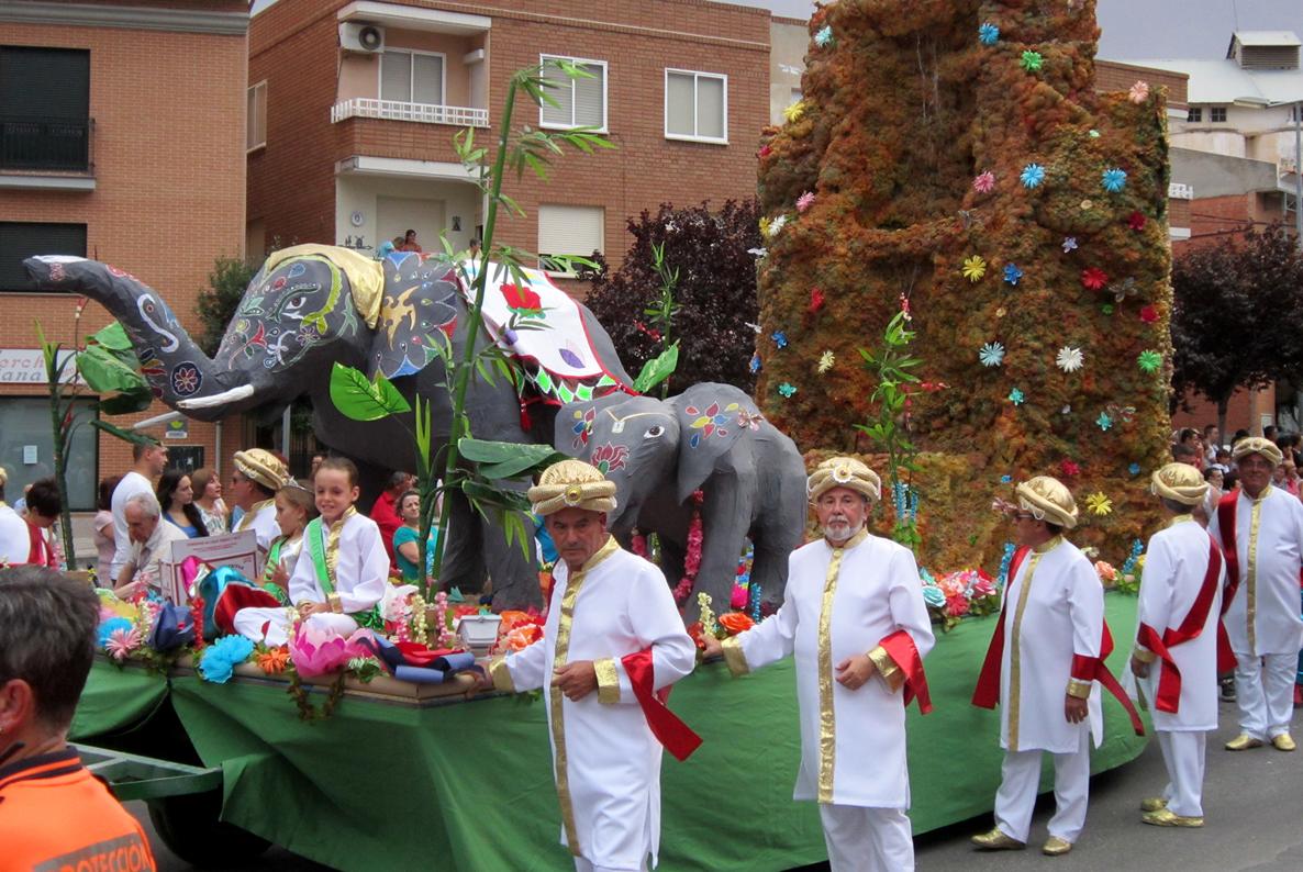 Desfile de carrozas de este año