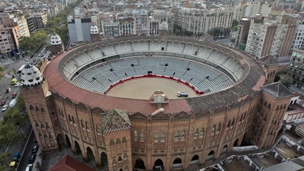 Vista aérea de La Monumental de Barcelona