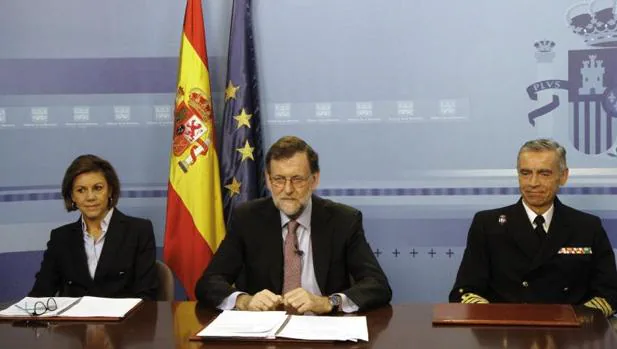 Rajoy, a las tropas por Navidad: «Son ustedes un valor para la acción exterior española»