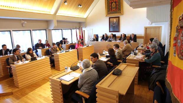 Imagen de archivo del pleno del Ayuntamiento de Ciudad Real