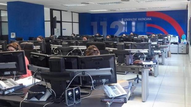 Imagen del centro de gestión del 112 que recibió la llamada