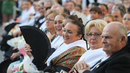 Participantes en la fiesta de La Pandorga