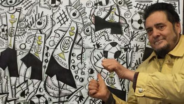 El artista Tomás Bux viste al Conquense en su 70 aniversario