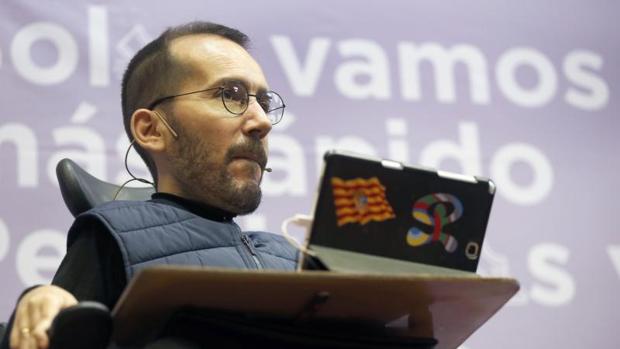 Pablo Echenique, este sábado en Valencia