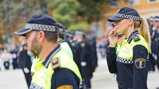 Efecttivos de la Policía Local de Valencia