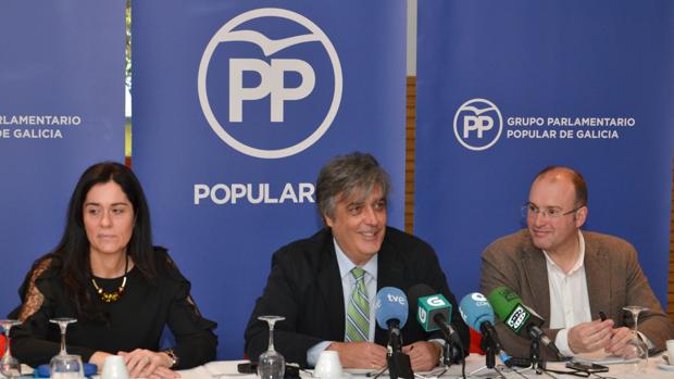 Paula Prado, Pedro Puy y Miguel Tellado