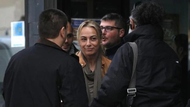 Sonia Castedo, en las puertas de los juzgados de Alicante