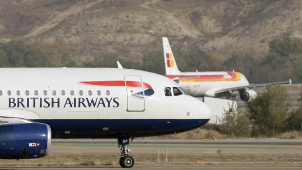 Imagen de archivo de un avión de la aerolínea British Airways en Barajas