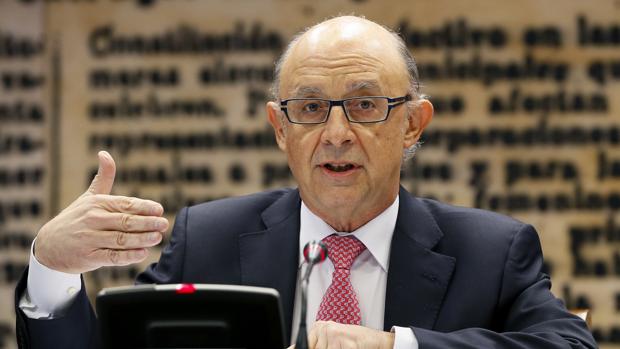 Imagen del ministro de Hacienda, Cristóbal Montoro