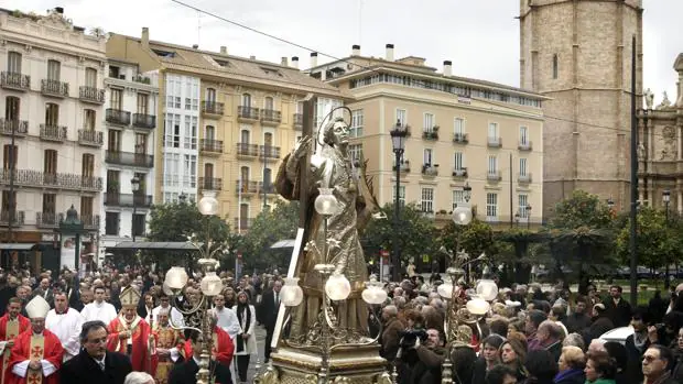 Imagen de archivo de la procesión en honor a San Vicente Mártir