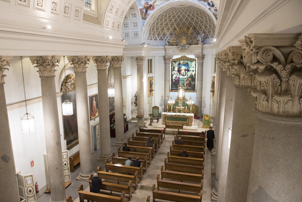 Interior del Real Oratorio de Caballero de Gracia