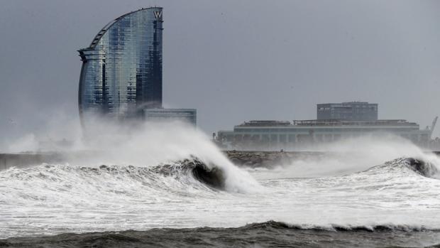 Imagen de la playa de la Barceloneta