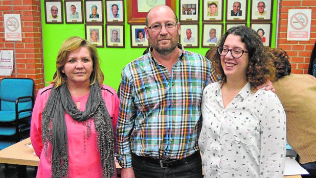 Juan José Llanos con la edil de Participación Ciudadana, Sara Martínez, tras ganar las elecciones