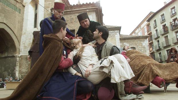 Imagen de archivo de la recreación de la trágica historia de amor de los Amantes de Teruel