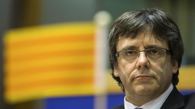 El presidente catalán, ayer en Bruselas