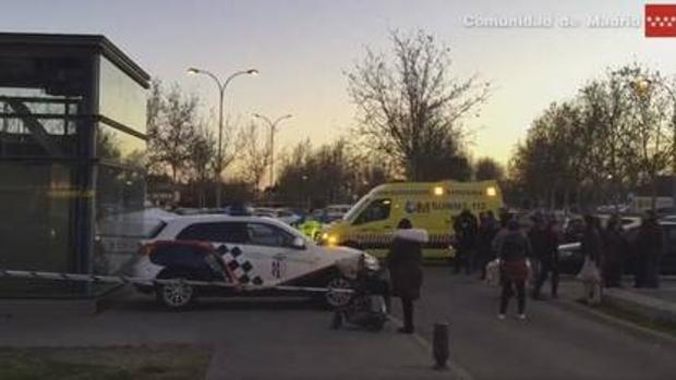 Todo ocurrió junto a la estación de Alonso de Mendoza