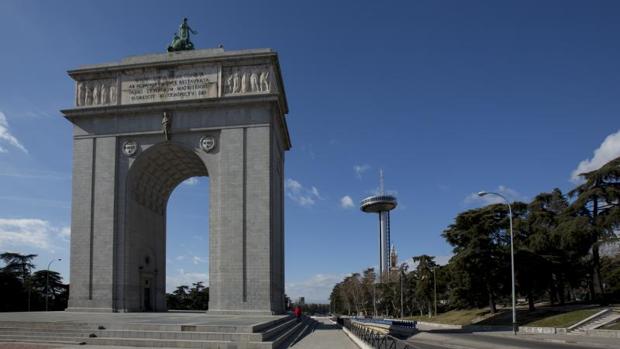 El Arco de la Victoria, en Moncloa, que el Comisionado quiere renombrar