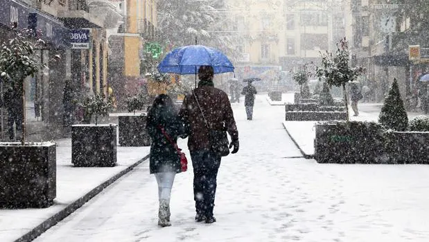 Hace cuatro años, en enero de 2013, en Cuenca cayó esta copiosa nevada