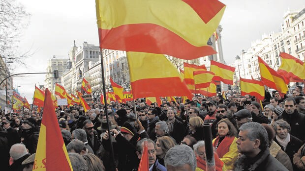 Manifestación ayer en Madrid