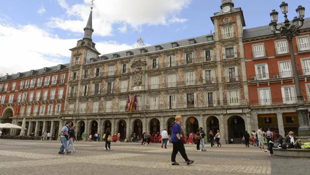 La Casa de la Panadería, en la Plaza Mayor de Madrid