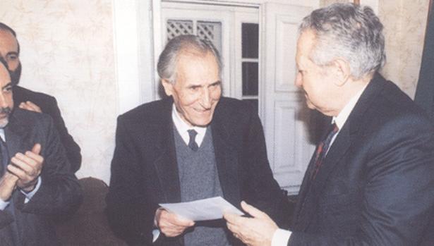 Miguel Torga con Mario Soáres