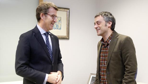 Feijóo y Ferreiro, durante su encuentro de este lunes