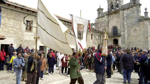 Tradicional Rogativa de «La tabera» en Burgos que se celebra en el santuario de Santa Casilda, de la próxima localidad de Briviesca