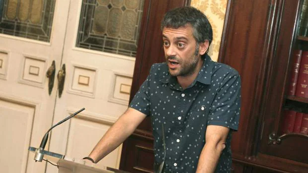 El alcalde de La Coruña, Xulio Ferreiro, durante una comparecencia en María Pita