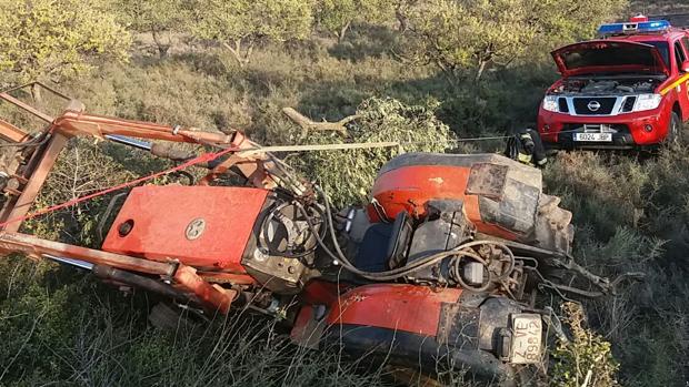 Un tractorista y un motorista mueren en sendos accidentes en Alpartir y Bulbuente
