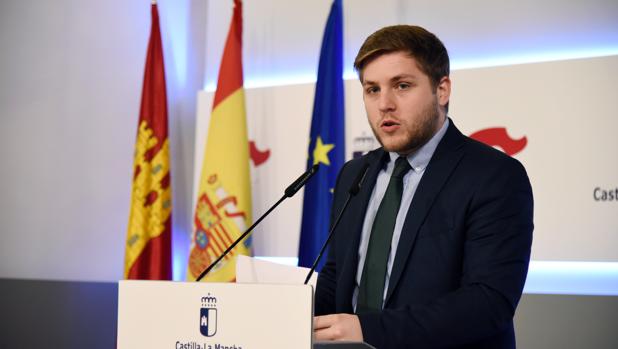 El portavoz del Gobierno regional, Nacho Hernando, durante la rueda de prensa de este miércoles